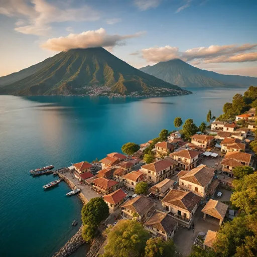 Is Panajachel an island or a lakeside gateway to Guatemalan luxury stays